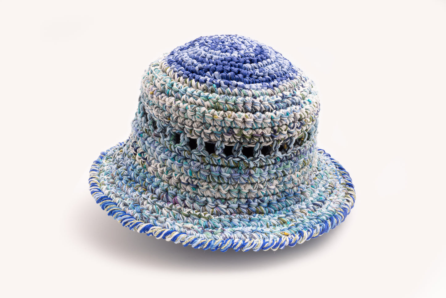 Blue bucket hat